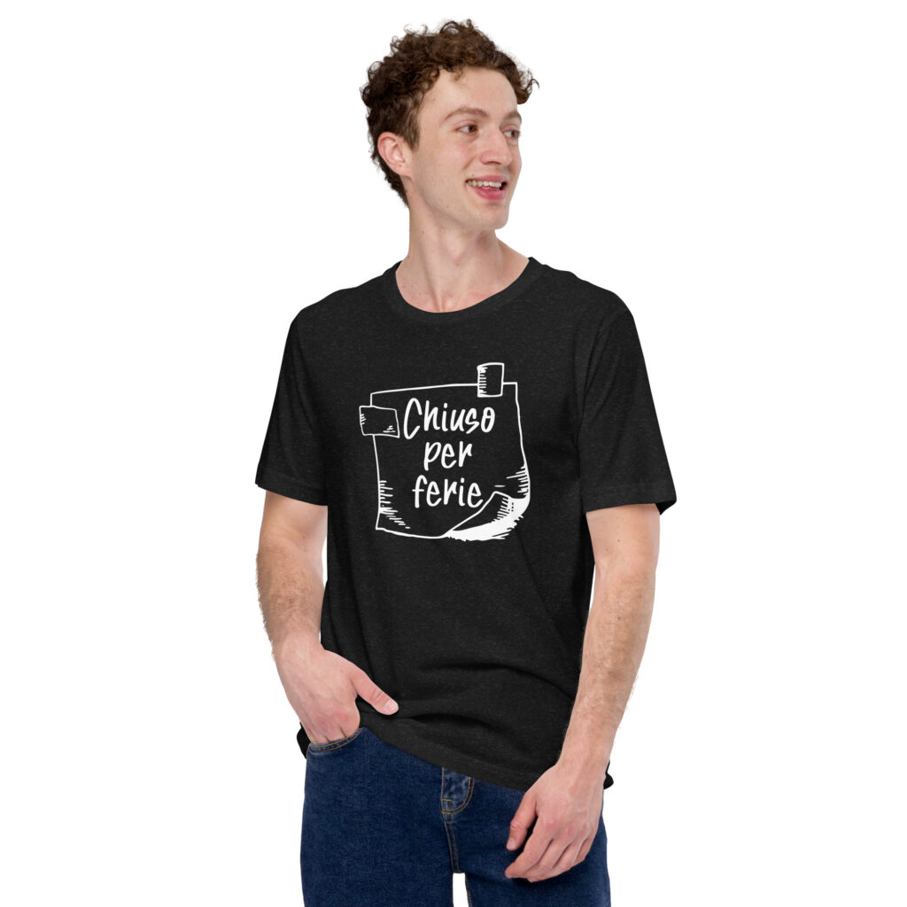 Unisex t-shirt - Ferie Dark